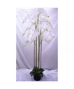 Supergreens Τεχνητό Φυτό Ορχιδέα Phalaenopsis Λευκό 180 εκ.