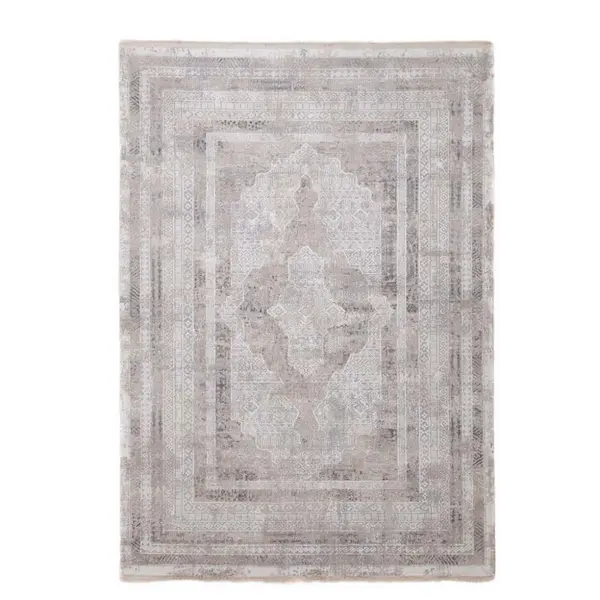 Μοντέρνο Χαλί Infinity 5915B Grey White Royal Carpet