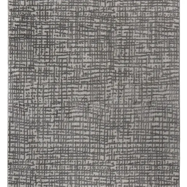 Μοντέρνο χαλι με το μέτρο Best 83G Light Grey - Vizon Ns Carpets