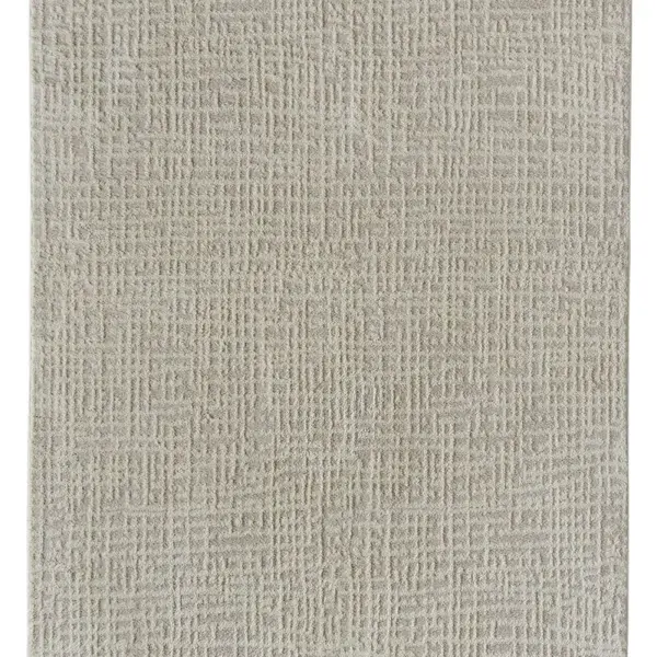 Μοντέρνο χαλι με το μέτρο Best 83G Cream White Ns Carpets