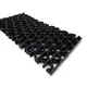 Αντιλιοσθητικό δάπεδο 8mm PVC Zig Zag Black Φάρδος 1,20m